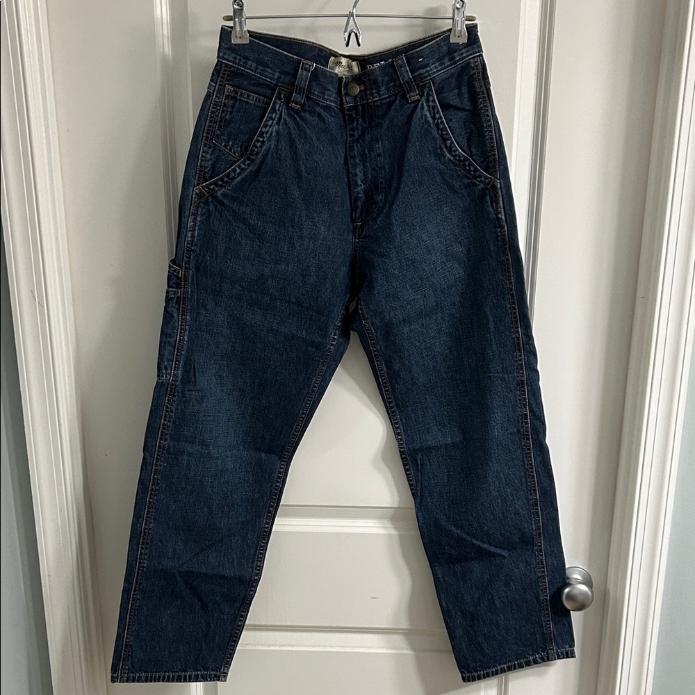 madewell - indigo dyed painter pants